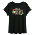 thumbnail image 1 of Wicked: Part 2 -  Elphaba  - Women's Oversized Graphic T-Shirt, 1 of 5