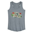 thumbnail image 1 of Wicked: Part 2 -  Elphaba  - Women's Racerback Sleeveless Graphic Tank Top, 1 of 4