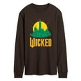 thumbnail image 1 of Wicked: Part 2 -  Emerald City - Men's Long Sleeve Graphic T-Shirt, 1 of 4