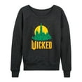 thumbnail image 1 of Wicked: Part 2 -  Emerald City - Women's French Terry Long Sleeve Pullover, 1 of 5