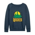 thumbnail image 1 of Wicked: Part 2 -  Emerald City - Women's French Terry Long Sleeve Pullover, 1 of 5