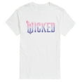 thumbnail image 1 of Wicked: Part 2 -  Floral Ombre Logo - Men's Short Sleeve Graphic T-Shirt, 1 of 5