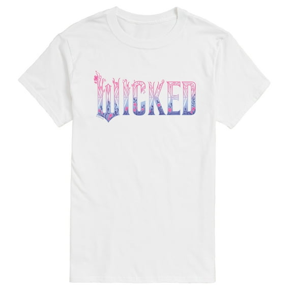 Wicked: Part 2 -  Floral Ombre Logo - Men's Short Sleeve Graphic T-Shirt