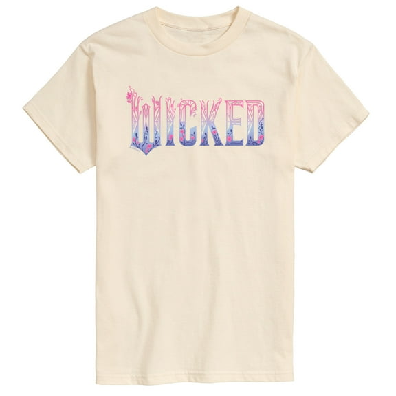 Wicked: Part 2 -  Floral Ombre Logo - Men's Short Sleeve Graphic T-Shirt