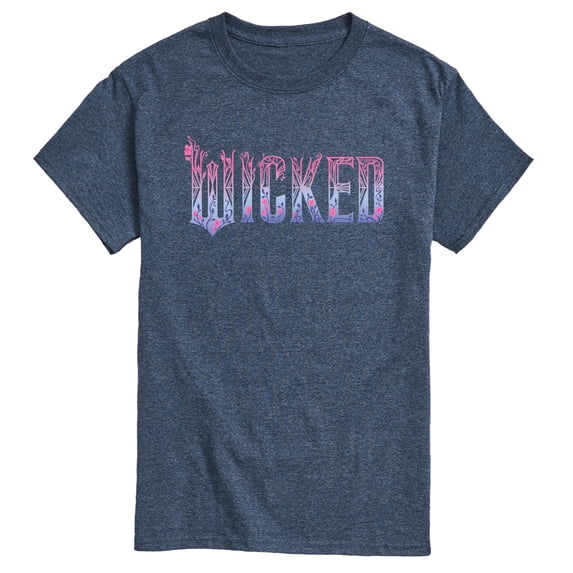 Wicked: Part 2 - Floral Ombre Logo - Men's Short Sleeve Graphic T-Shirt