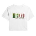 thumbnail image 1 of Wicked: Part 2 -  For Good Logo - Juniors Cropped Short Sleeve Graphic T-Shirt, 1 of 5