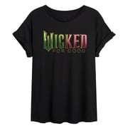 Wicked Part 2 - For Good Logo - Womens Oversized Graphic T-Shirt
