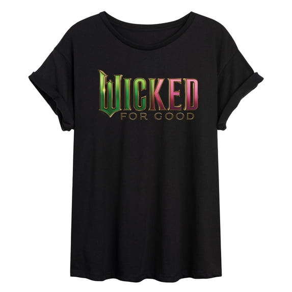Wicked: Part 2 - For Good Logo - Women's Oversized Graphic T-Shirt