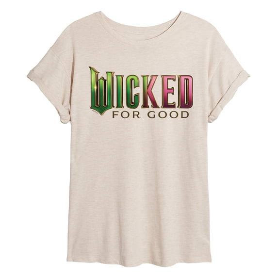 Wicked: Part 2 - For Good Logo - Women's Oversized Graphic T-Shirt