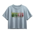 thumbnail image 1 of Wicked: Part 2 - For Good Logo  - Youth Girl Short Sleeve Boxy Tee, 1 of 4