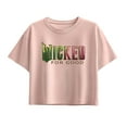 thumbnail image 1 of Wicked: Part 2 - For Good Logo  - Youth Girl Short Sleeve Boxy Tee, 1 of 4