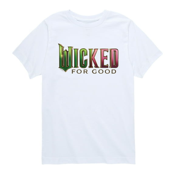 Wicked: Part 2 - For Good Logo -Youth Short Sleeve Graphic T-Shirt