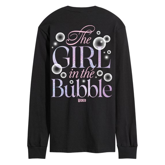 Wicked: Part 2 - Glinda Girl In The Bubble - Men's Long Sleeve Graphic T-Shirt