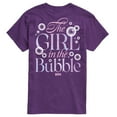 thumbnail image 1 of Wicked: Part 2 -  Glinda Girl In The Bubble - Men's Short Sleeve Graphic T-Shirt, 1 of 5