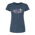thumbnail image 1 of Wicked: Part 2 -  Glinda  - Juniors Fitted Short Sleeve Graphic T-Shirt, 1 of 5