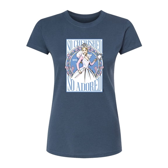 Wicked: Part 2 -  Glinda So Cherished - Juniors Fitted Short Sleeve Graphic T-Shirt