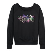 Wicked - Glinda Women's Lightweight French Terry Wide Neck Long Sleeve Graphic Shirt