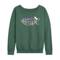 thumbnail image 1 of Wicked: Part 2 -  Glinda  - Women's French Terry Long Sleeve Pullover, 1 of 5