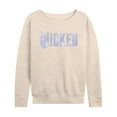 thumbnail image 1 of Wicked: Part 2 -  Sparkle Logo - Women's French Terry Long Sleeve Pullover, 1 of 5