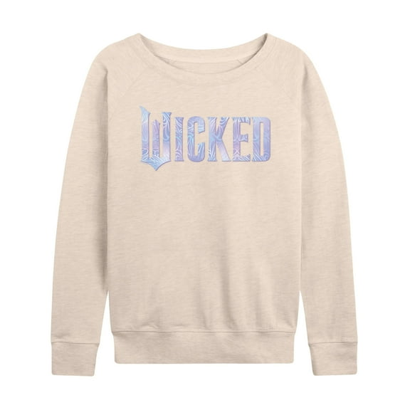 Wicked: Part 2 - Sparkle Logo - Women's French Terry Long Sleeve Pullover