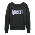 thumbnail image 1 of Wicked: Part 2 -  Sparkle Logo - Women's French Terry Long Sleeve Pullover, 1 of 5