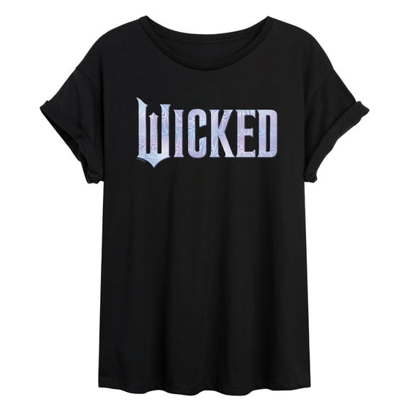 Wicked: Part 2 -  Sparkle Logo - Women's Oversized Graphic T-Shirt