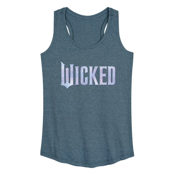 Wicked: Part 2 - Sparkle Logo - Women's Racerback Sleeveless Graphic Tank Top