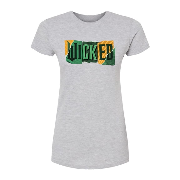 Wicked: Part 2 -  Tear Logo - Juniors Fitted Short Sleeve Graphic T-Shirt