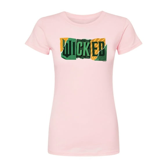 Wicked: Part 2 -  Tear Logo - Juniors Fitted Short Sleeve Graphic T-Shirt
