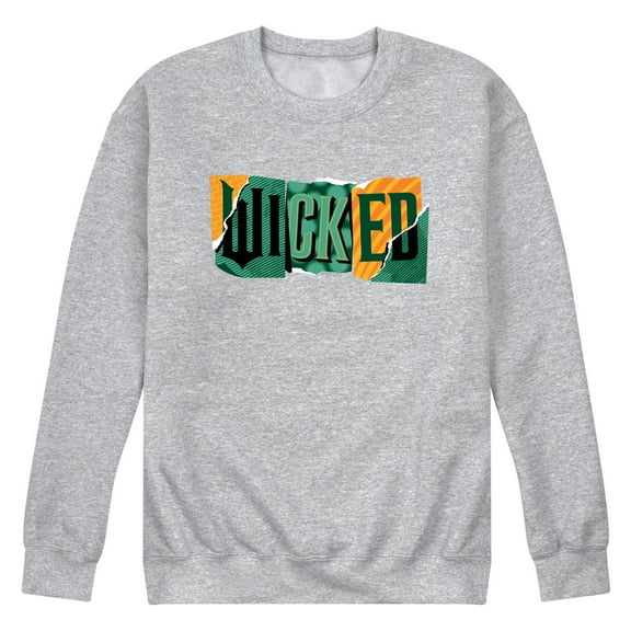 Wicked: Part 2 -  Tear Logo - Men's Long Sleeve Crew Fleece Sweatshirt