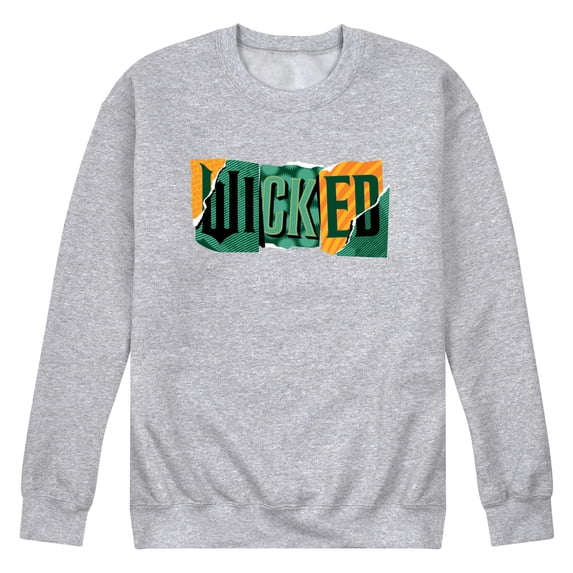 Wicked: Part 2 - Tear Logo - Men's Long Sleeve Crew Fleece Sweatshirt