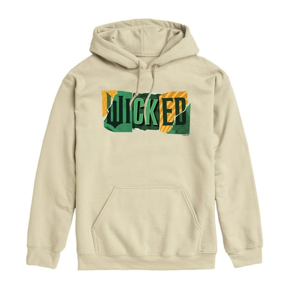Wicked: Part 2 -  Tear Logo -Mens Long Sleeve Fleece Pullover Hoodie