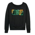 thumbnail image 1 of Wicked: Part 2 -  Tear Logo - Women's French Terry Long Sleeve Pullover, 1 of 5
