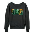 thumbnail image 1 of Wicked: Part 2 -  Tear Logo - Women's French Terry Long Sleeve Pullover, 1 of 5