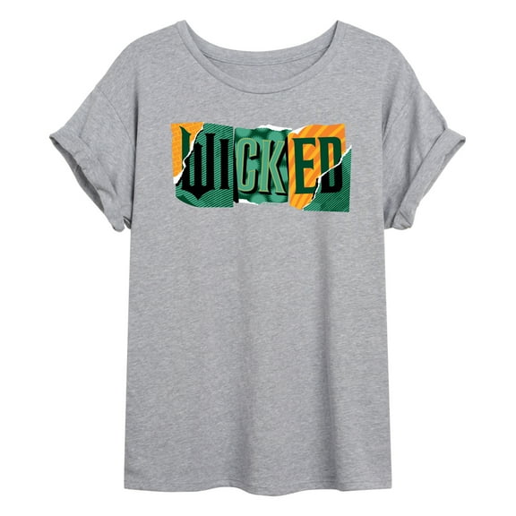 Wicked: Part 2 -  Tear Logo - Women's Oversized Graphic T-Shirt