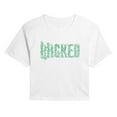 thumbnail image 1 of Wicked: Part 2 -  Twisted Tree Branch Logo - Juniors Cropped Short Sleeve Graphic T-Shirt, 1 of 5