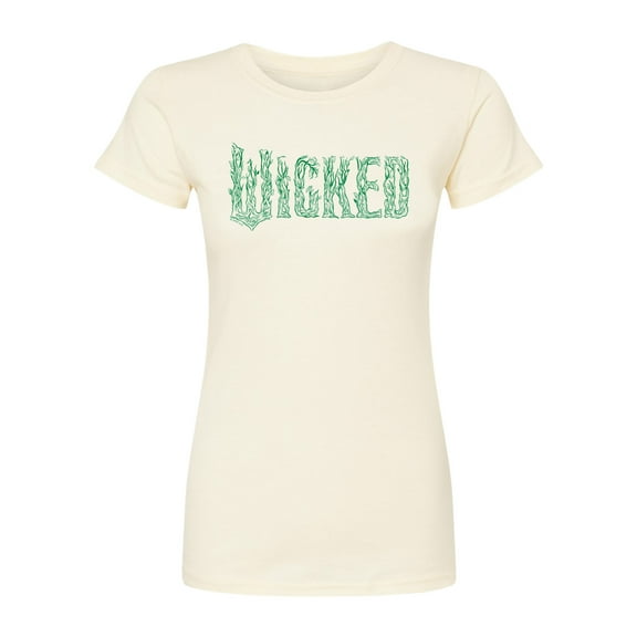 Wicked: Part 2 -  Twisted Tree Branch Logo - Juniors Fitted Short Sleeve Graphic T-Shirt