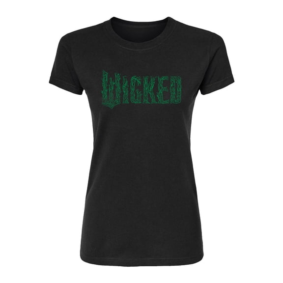 Wicked: Part 2 -  Twisted Tree Branch Logo - Juniors Fitted Short Sleeve Graphic T-Shirt