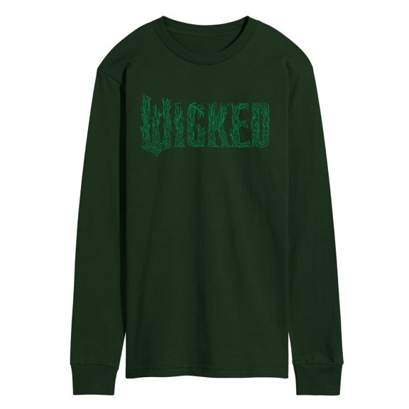 Wicked - Twisted Tree Branch Logo Men's Long Sleeve Graphic T-Shirt