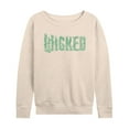 thumbnail image 1 of Wicked: Part 2 -  Twisted Tree Branch Logo - Women's French Terry Long Sleeve Pullover, 1 of 5