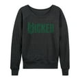 thumbnail image 1 of Wicked: Part 2 -  Twisted Tree Branch Logo - Women's French Terry Long Sleeve Pullover, 1 of 5