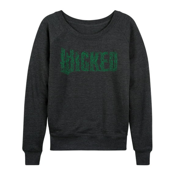 Wicked: Part 2 -  Twisted Tree Branch Logo - Women's French Terry Long Sleeve Pullover