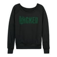 thumbnail image 1 of Wicked: Part 2 -  Twisted Tree Branch Logo - Women's French Terry Long Sleeve Pullover, 1 of 5