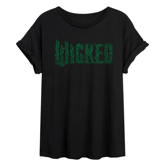 Wicked: Part 2 -  Twisted Tree Branch Logo - Women's Oversized Graphic T-Shirt