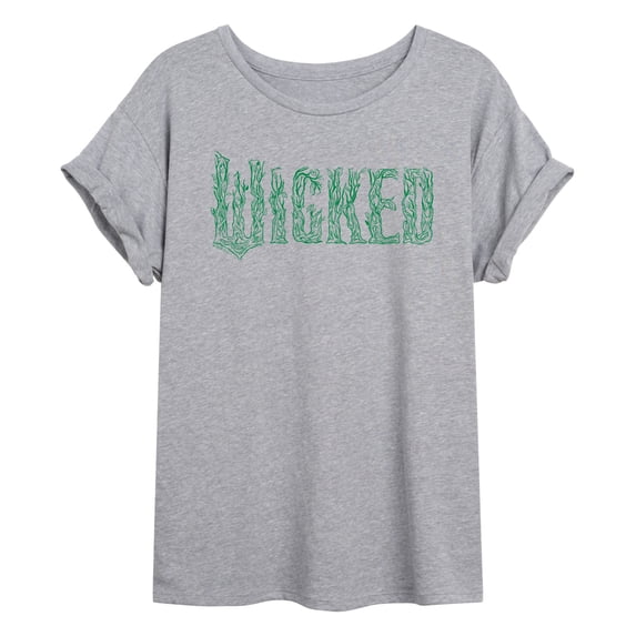 Wicked: Part 2 - Twisted Tree Branch Logo - Women's Oversized Graphic T-Shirt