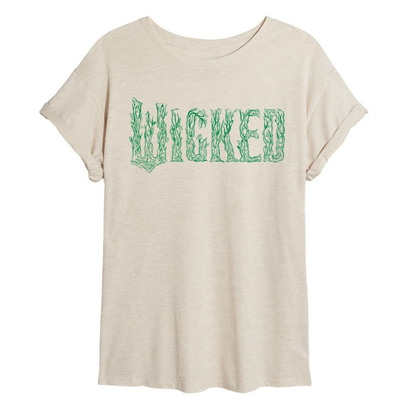 Wicked: Part 2 -  Twisted Tree Branch Logo - Women's Oversized Graphic T-Shirt