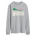 thumbnail image 1 of Wicked: Part 2 -  Wand And Broomstick Logo - Men's Long Sleeve Graphic T-Shirt, 1 of 5