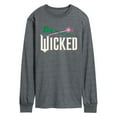 thumbnail image 1 of Wicked: Part 2 -  Wand And Broomstick Logo - Men's Long Sleeve Graphic T-Shirt, 1 of 5