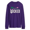 thumbnail image 1 of Wicked: Part 2 -  Wand And Broomstick Logo - Men's Long Sleeve Graphic T-Shirt, 1 of 4