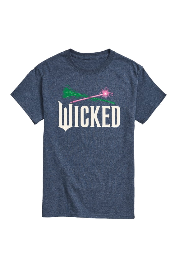 : Part 2 -  Wand And Broomstick Logo - Men's Short Sleeve Graphic T-Shirt